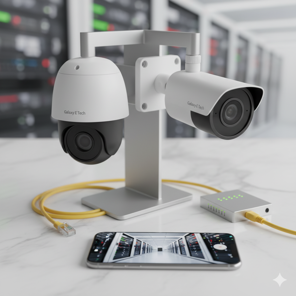 IP CCTV Systems installation in Lahore by Galaxy E Tech