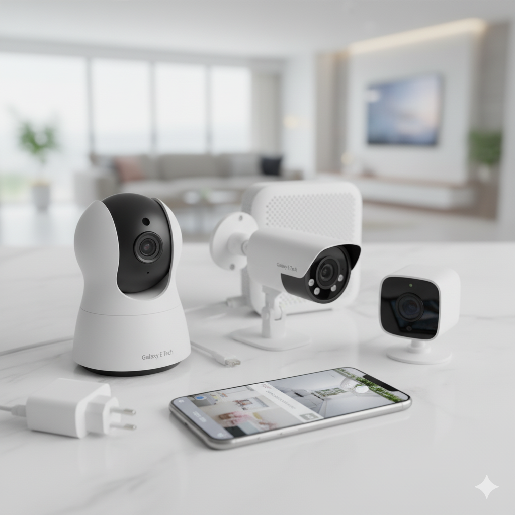 WiFi Smart Cameras installation in Lahore by Galaxy E Tech